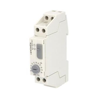 Schodišťový automat PALADIN 284210, elektron., 1mod., 0,5-20min, 16A, šedý, na DIN lištu