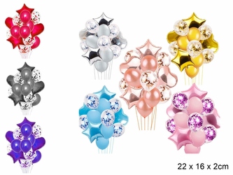 DEKORACJA Z 10 SZT .BALONÓW Z6457