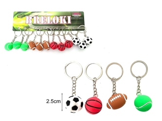 BRELOK PIŁKA 12SZT Z9536