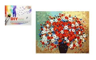 MALOWANIE PO NUMERACH KWIATY U943