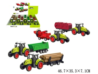 TRAKTOR Z PRZYCZEPĄ /MASZYNA 25CM 706-25