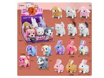 ZWIERZĄTKA CHODZĄCE 6 WZORÓW