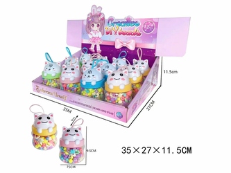 KORALIKI ZESTAW W PUDEŁECZKU Z KOTKIEM