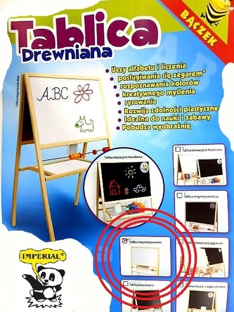 TABLICA DWUSTRONNA MAGNET.MAŁA