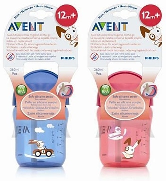 KUBEK ZE SŁOMKĄ 260ML 760/00