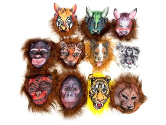 MASKA KARNAWAŁOWA Z WŁOSAMI Z10012