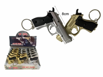 BRELOK PISTOLET LASER ,LATARKA 1SZT Z9565