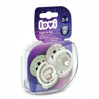 LOVI SMOCZ.SIL.DYN.0-6M 2SZT NIGHT&DAY HEDGEHOG 22/929