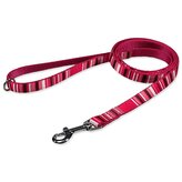 Vodítko BAF nylon proužky růžové 2,5x150cm