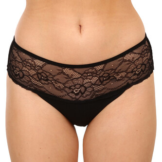 Dámské kalhotky Gina černé (14141) S