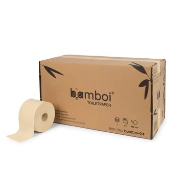 Bamboi® bambusový toaletní papír maxi 2 vrstvy, balení 24 rolí