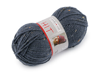 Pletací příze Hit s nopky 50 g - 1 ks - 3 (248) šedomodrá