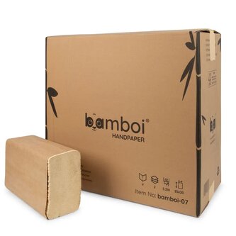 Bamboi® bambusové papírové ručníky V-Fold - 3210 ks
