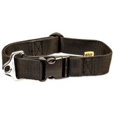 Obojek BAF nylon černý 4x43-74cm