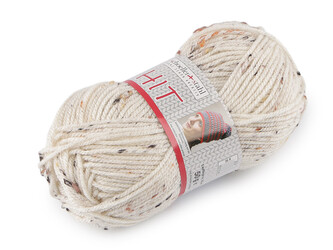 Pletací příze Hit s nopky 50 g - 1 ks - 1 (246) režná světlá