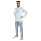 Pánské pyžamo Gino zelené (79177-LxGMGA) 4XL