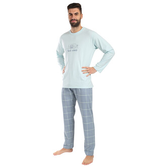 Pánské pyžamo Gino zelené (79177-LxGMGA) 4XL