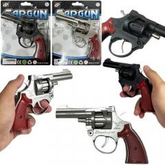 Pistolet na kapiszony metalowy MIX Pistolet na kapiszony metalowy MIX