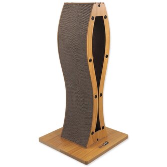 Škrabadlo Epic Pet ve tvaru ryby s hračkou 30x30x62