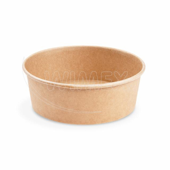 Papírová miska (PAP FSC Mix/PE) kraft Ø185mm 1300ml [50 ks]