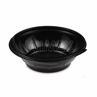 Salátová miska (rPET) černá Ø176mm 500ml [50 ks]