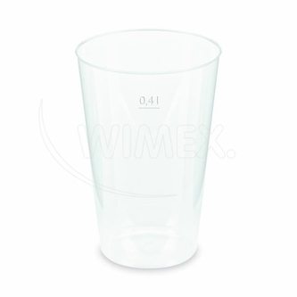 Kelímek vratný (PP) opakovaně použitelný extra-silný Ø87mm 0,4L [10 ks]