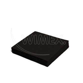 Ubrousek (PAP FSC Mix) 1vrstvý černý 33 x 33 cm [100 ks]