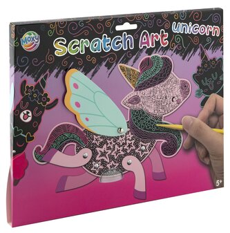 Škrabací obrázky  - unicorn a lama