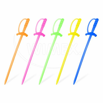 Bodec (PS) Meč barevný mix 8,5cm [500 ks]