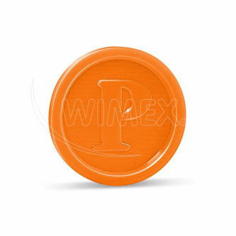 Žeton (PS) oranžový Ø23mm [100 ks]