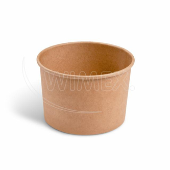 Papírová miska (PAP/PE) kraft Ø110mm 475ml [50 ks]