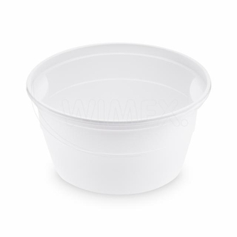 Miska (PP) bílá Ø127mm 500ml [50 ks]