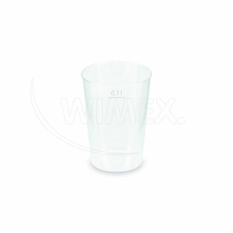 Kelímek vratný (PP) opakovaně použitelný Ø55mm 0,1L [40 ks]