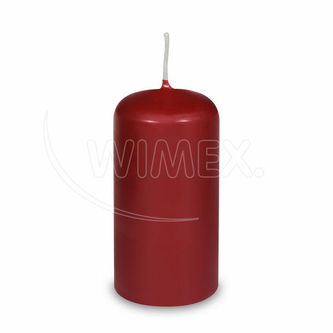 Svíčka válcová bordová Ø60 x 120 mm [1 ks]