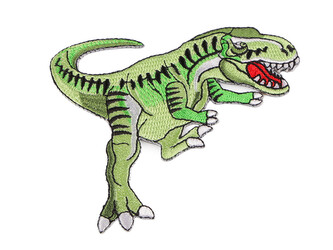 Nažehlovačka dinosaurus - 1 ks - 5 zelená past.sv.