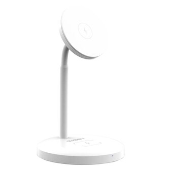 GoGEN MSST01, 2v1, MagSafe, Bezdrátová nabíječka - bílá