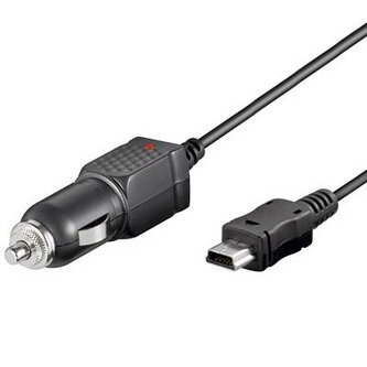 Goobay Nabíjecí zdroj s konektorem mini USB pro mobilní telefony do automobilu 1A