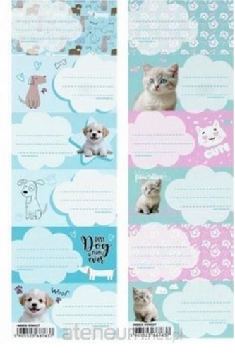 Naklejki na zeszyt CUTIES 25szt