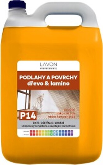 Lavon čistič na podlahy a povrchy Dřevo & Lamino 5 l