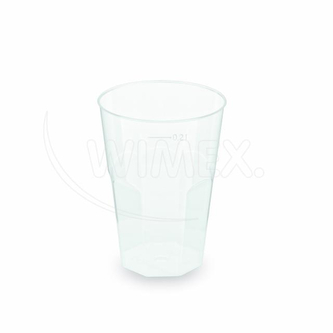 Kelímek vratný (PP) opakovaně použitelný Koktejl Ø70mm 0,2L [25 ks]