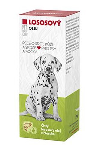 Péče o srst,kůži,srdce pro psy,kočky los.olej250ml PHC
