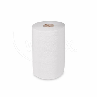 Utěrka (PAP FSC Mix) 2vrstvá s ražbou bílá Ø13,5cm 19cm x 50m [6 ks]