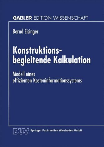 Konstruktionsbegleitende Kalkulation