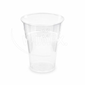 Kelímek (PLA) průhledný Ø102mm 0,5L [10 ks]