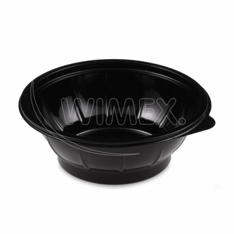 Salátová miska (rPET) černá Ø176mm 600ml [50 ks]