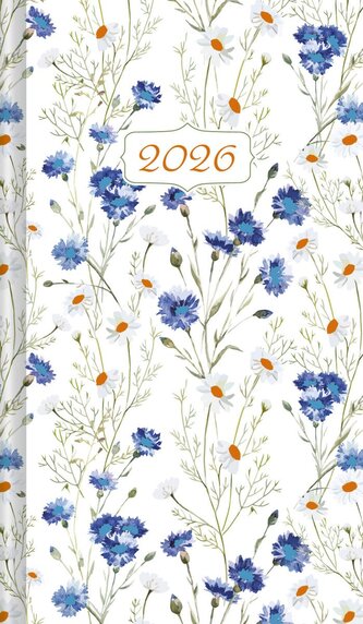 Kapesní diář 2026 - Chrpa (A6)