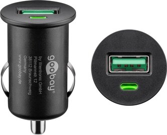 Goobay Napájecí autoadaptér na Quick Charge QC3.0 USB 2,4A
