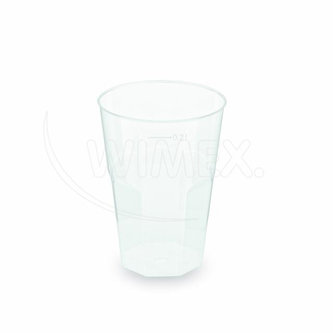 Kelímek vratný (PP) opakovaně použitelný extra-silný Koktejl Ø70mm 0,2L [12 ks]