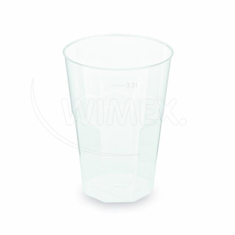 Kelímek vratný (PP) opakovaně použitelný extra-silný Koktejl Ø81mm 0,3L [15 ks]