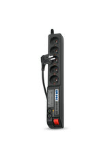 Acar 504WF Ochranný filtr 230V,vyp,1.5m, 5zásuvek